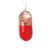 Pink and Red Sparkle Pill Ornament