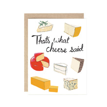  That's what cheese said (cheese pun) valentine card