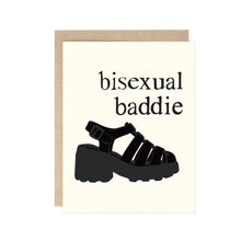  Bisexual Baddie Platform Shoe Greeting Card