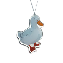  White Duck Christmas Ornament