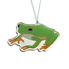  Green Tree Frog Christmas Ornament