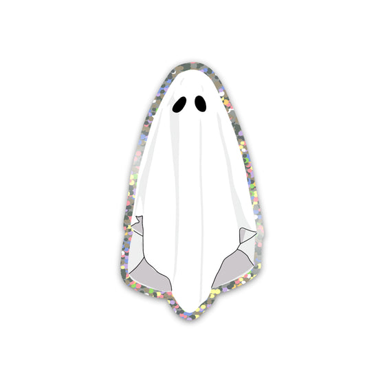 Bed Sheet Ghost Sparkle Glitter Sticker