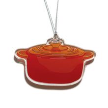  Le Creuset Enamel Pot Chef Christmas Ornament