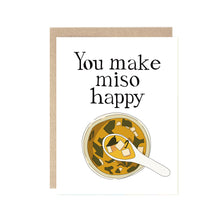  You Make Miso Happy Pun Love Card