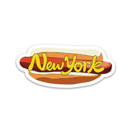 New York Hot Dog Sticker