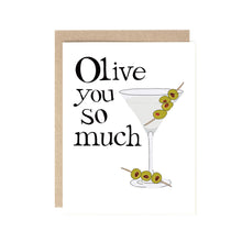  OLIVE YOU SO MUCH PUN CARD