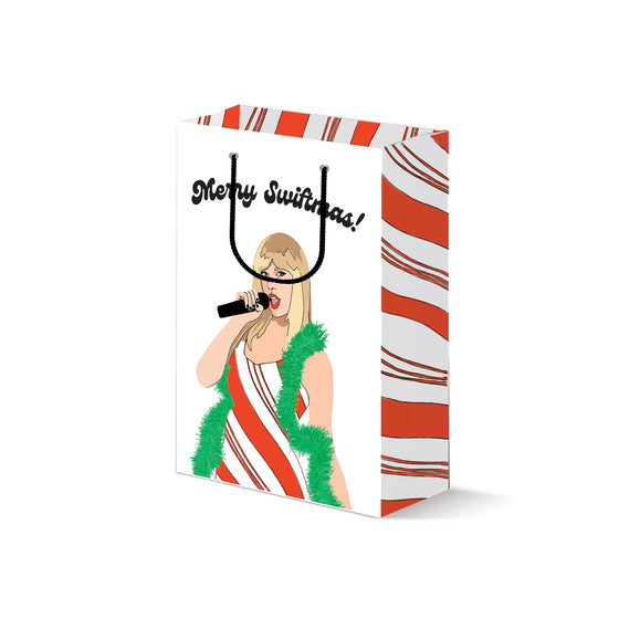 Taylor Swift Merry Christmas Peppermint Candy Gift Bag