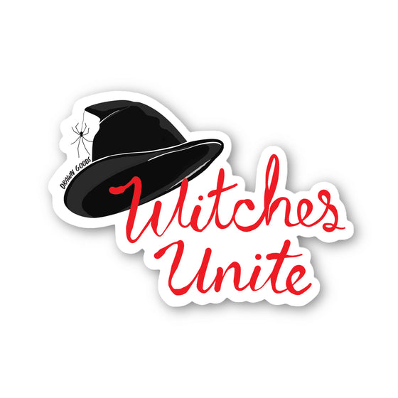 Witches unite Halloween Sticker