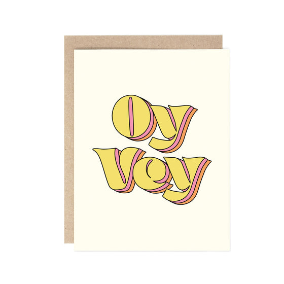 Oy Vey greeting card