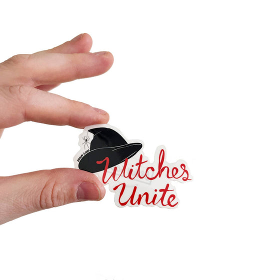 Witches unite Halloween Sticker