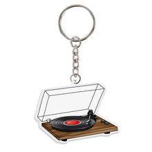 Record Player Keychain